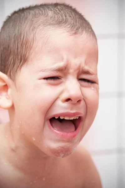 Plačící chlapec — Stock fotografie