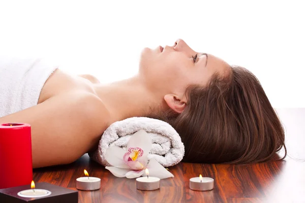 Woman in spa — Stock Photo, Image