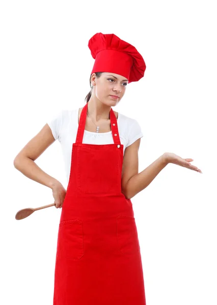 Chef mujer — Foto de Stock