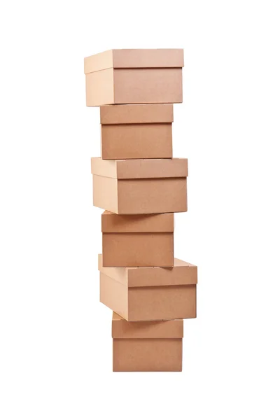 Cajas de cartón marrón —  Fotos de Stock