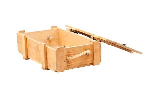 Caja de madera vacía —  Fotos de Stock