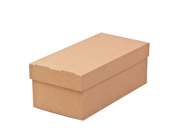 Boş karton kutu — Stok fotoğraf