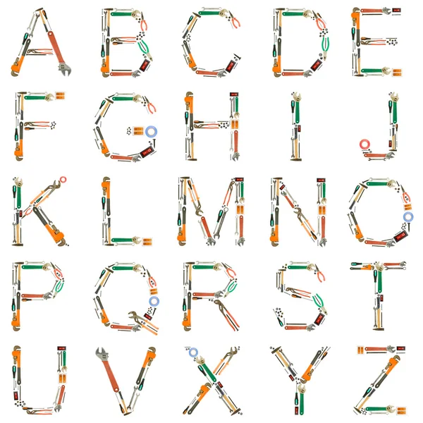 Εργαλεία αλφάβητο — Φωτογραφία Αρχείου