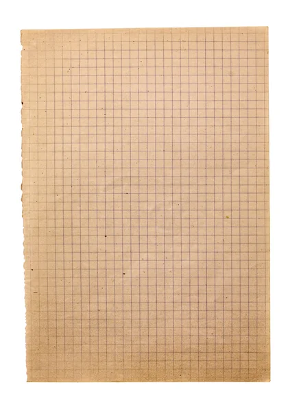 Starý čtvercový papír — Stock fotografie