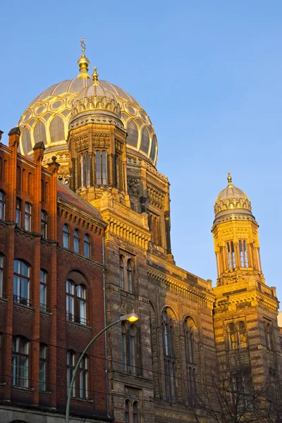 The beautiful New Synagogue in Berlin — Stock Photo, Image