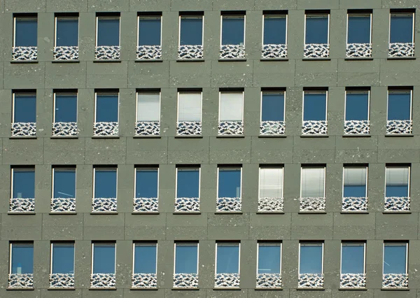 Green facade of a building — Stock Photo, Image