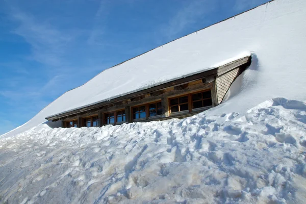 stock image House covered by snow