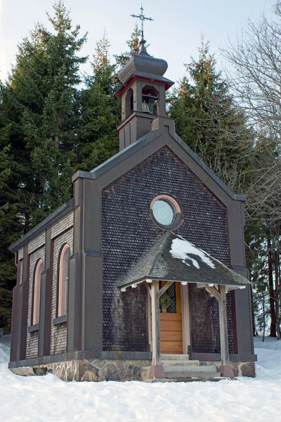 在黑森林里的小教堂 — 图库照片