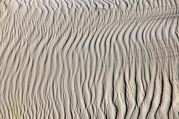 Een golfde zand-duin — Stockfoto