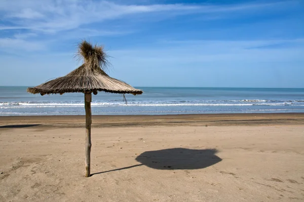 Kihalt strand, Argentína — Stock Fotó