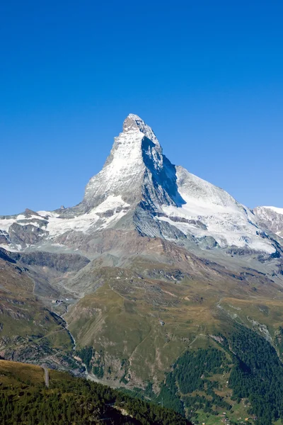 O gigantesco Matterhorn — Fotografia de Stock