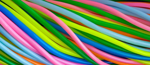 Cables de plástico de colores —  Fotos de Stock