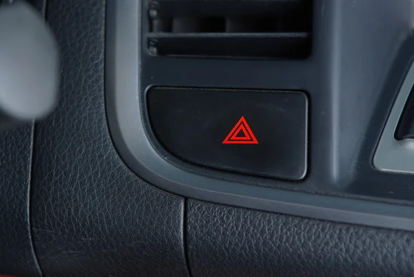 Botão de emergência carro — Fotografia de Stock