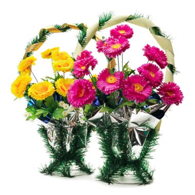 Artificial flowers clipart