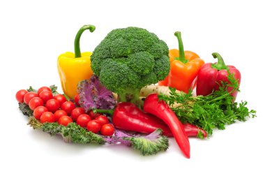 Collection vegetables clipart