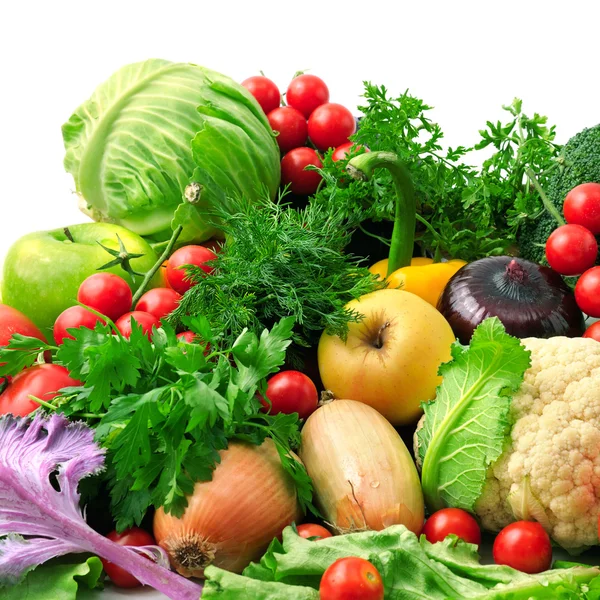 Frutas e legumes frescos