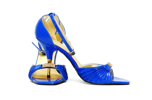 Sapatos azuis — Fotografia de Stock