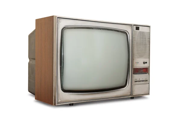 Télévision à écran plat à l'ancienne — Photo