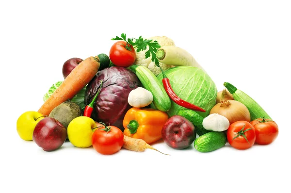 Stel groenten — Stockfoto