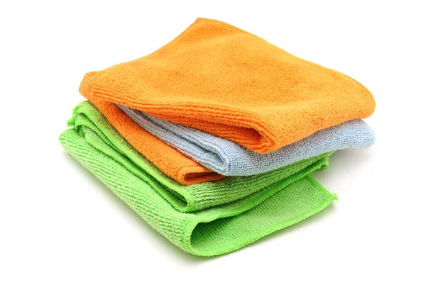 Colorful cloths microfiber — Stock Photo, Image