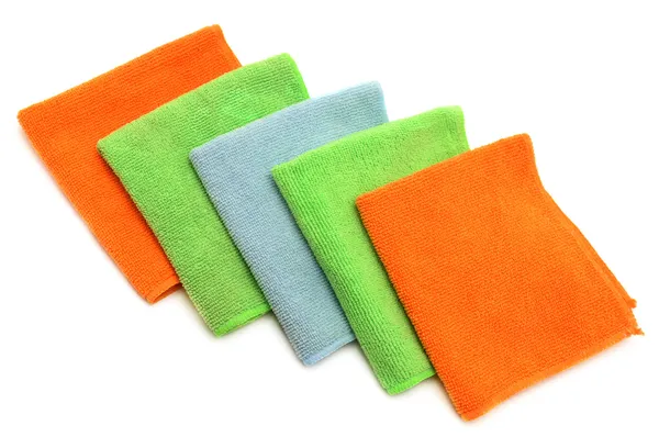 Colorful cloths microfiber — Stock Photo, Image