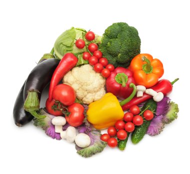 Collection vegetables clipart