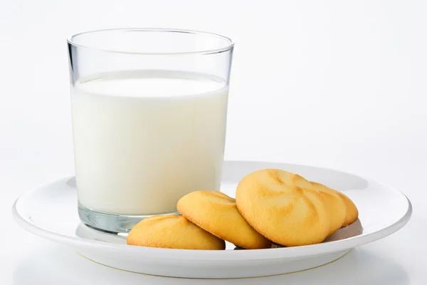 Milk and cookies — Stock Photo, Image