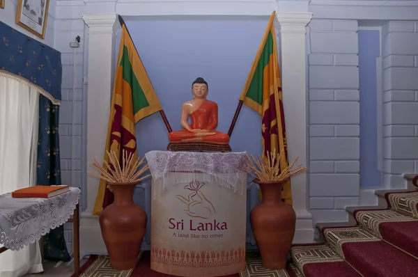 仏とスリランカの国旗 — ストック写真