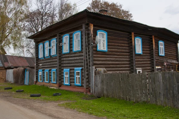 La casa di abitazione di legno — Foto Stock