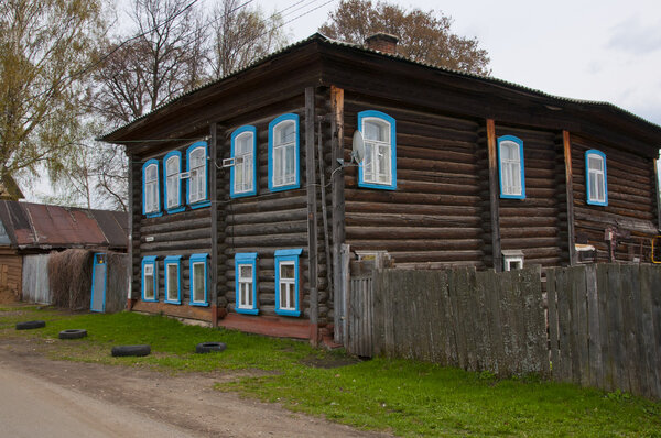 The wooden dwelling house