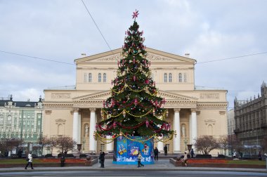 Tiyatro Meydanı Moskova Noel ağacı