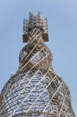 Television tower in Shabolovka clipart