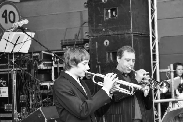 O concerto no Moscow Jazz College — Fotografia de Stock