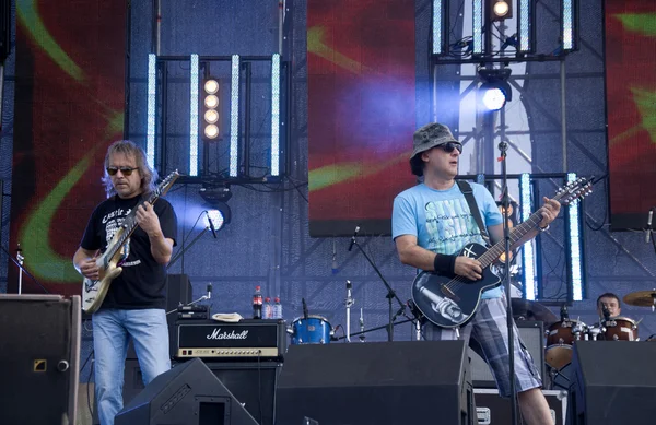 ロシアのロック ・ グループのコンサート — ストック写真