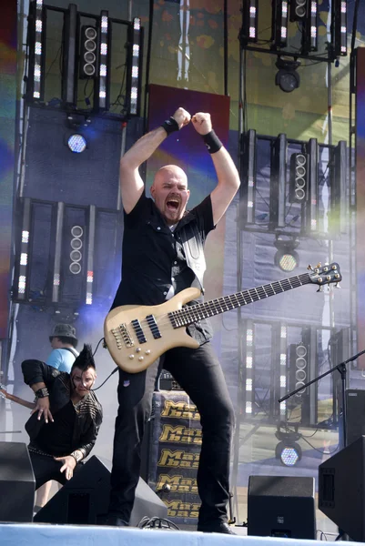 Rus rock grubunun konseri — Stok fotoğraf