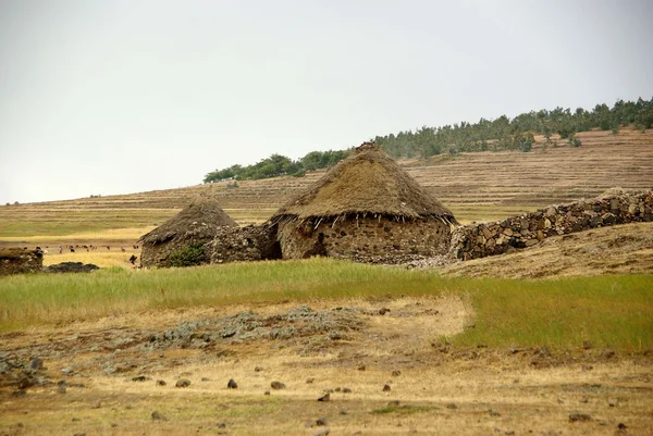 Χωριό στην Αιθιοπία — Φωτογραφία Αρχείου