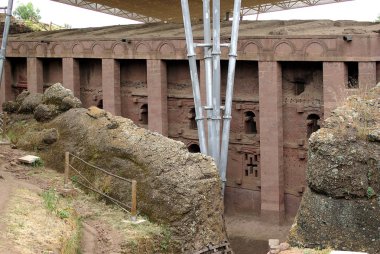 Kilisede lalibela, Etiyopya