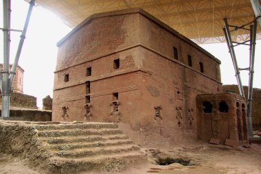 Kilisede lalibela, Etiyopya