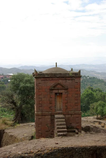 Kerk in lalibela, Ethiopië — Stockfoto