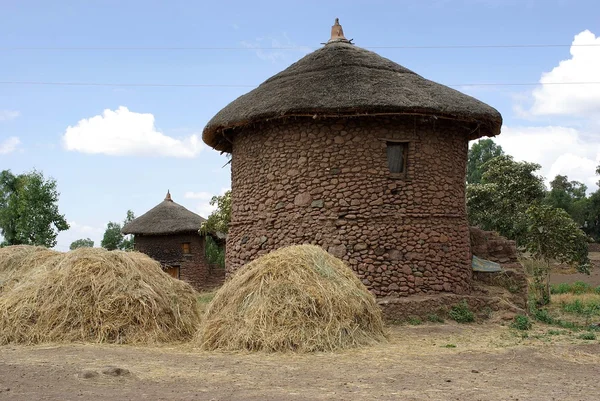 Деревня Эфиопии — стоковое фото