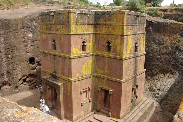 Etiópia-templom Stock Fotó