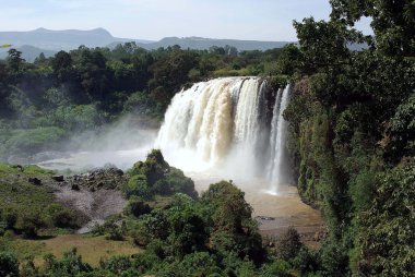 Waterfalls in Ethiopia clipart