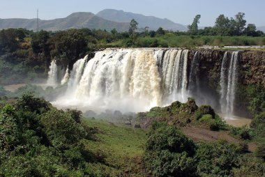 Waterfalls in Ethiopia clipart