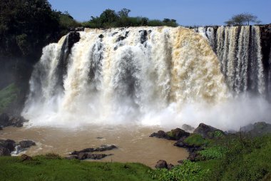 Waterfalls in Ethiopia clipart