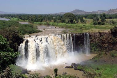 Waterfalls in Ethiopia clipart