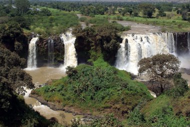 Waterfalls in Ethiopia clipart