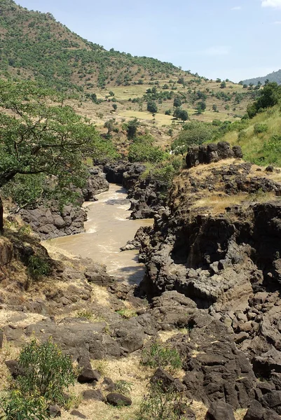 Rivier in Ethiopië — Stockfoto
