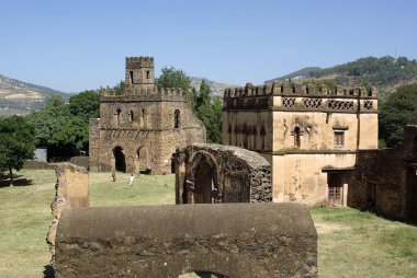 Castle in Ethiopia clipart