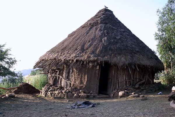 Καλύβα στην Αιθιοπία — Φωτογραφία Αρχείου