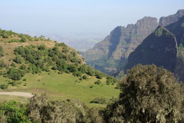 Etiyopya'da manzara